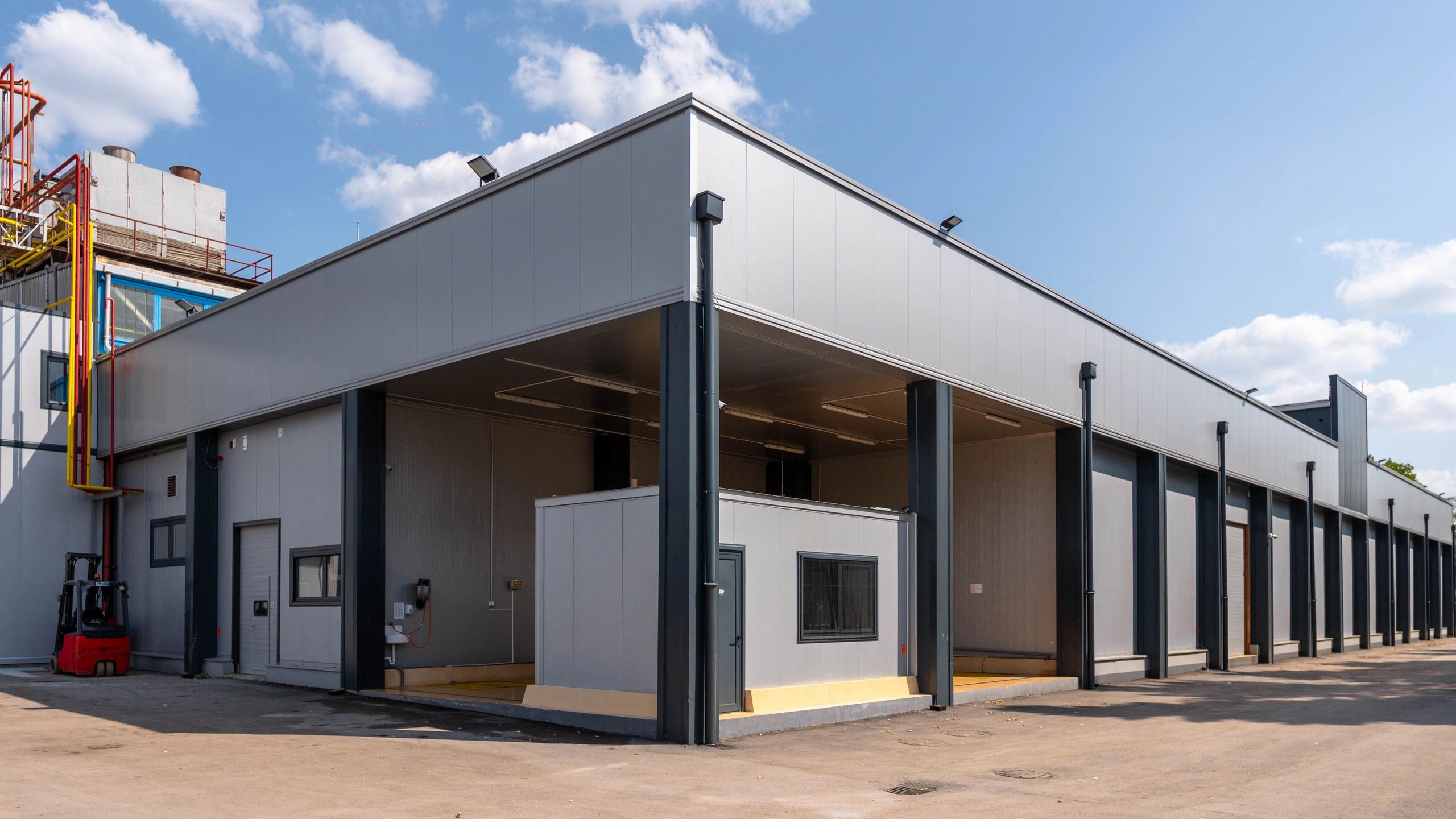modern car wash facility exterior